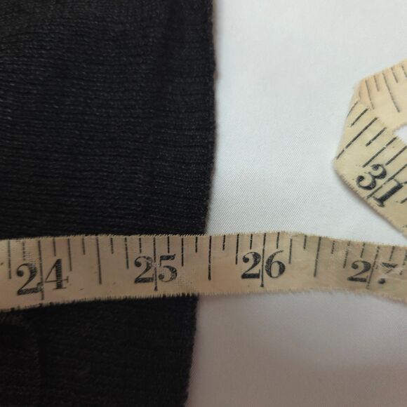 Maggie McNaughton Womens 2X Charcoal Gray Striped Mock Neck Pullover Sweater - Picture 6 of 6